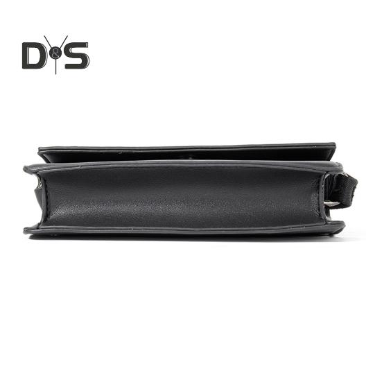 Men Shoulder Bag Envelope Type Adjustable Shoulder Strap Smartphone Keys Wallets Storage Sling Bag Multi-Pocket Design Reflective Strips for Safety