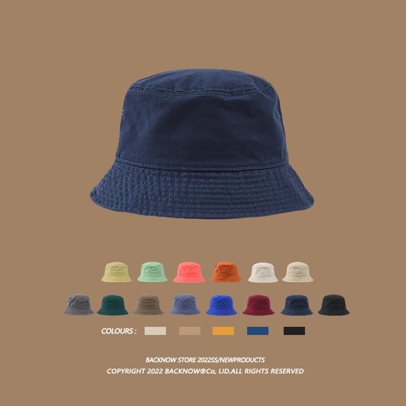 Classic Cotton Sun Protection Fisherman Hat For Men Women With Short Brim For Summer Sunshade
