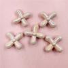 Kreuz Schmuck Anhänger 5 Stück Perlen Zubehör 24,7*24,3mm DIY Buntes Perlenzubehör Acryl