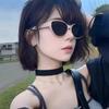 Modne Damskie Okulary Przeciwsłoneczne Kocie Oko Ochrona UV400 Do Użytku Zewnętrznego Jazdy na Rowerze Gafas De Sol