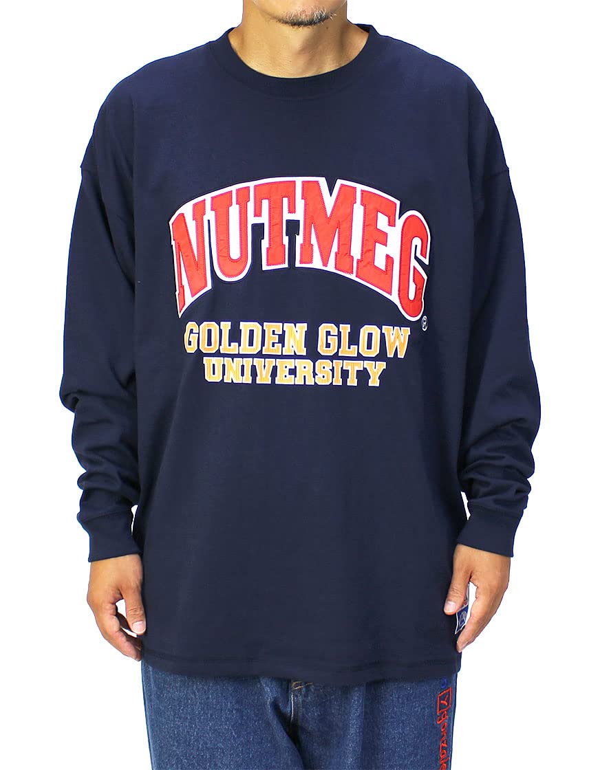 

Футболка с длинным рукавом SUPER BIG NUTMEG Американский футбол [Хорошее состояние] Мужская Женская (XL, темно-синий)