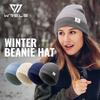 WRELS Winter Knitted Beanie Hat Unisex Fashion Soft Windproof Casual Cap Ear Protection Outdoor Sports Cycling Hiking Ski Cap