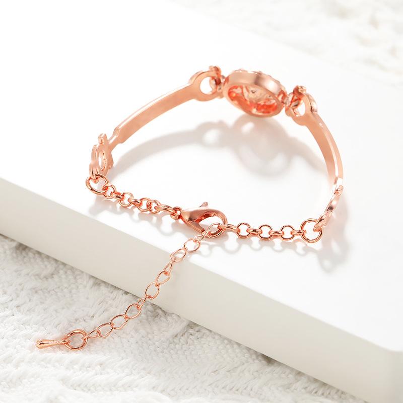 fashion temperament round Haoshi women's bracelet temperament versatile holy light bracelet flash diamond bracelet full of diamonds advanced sense