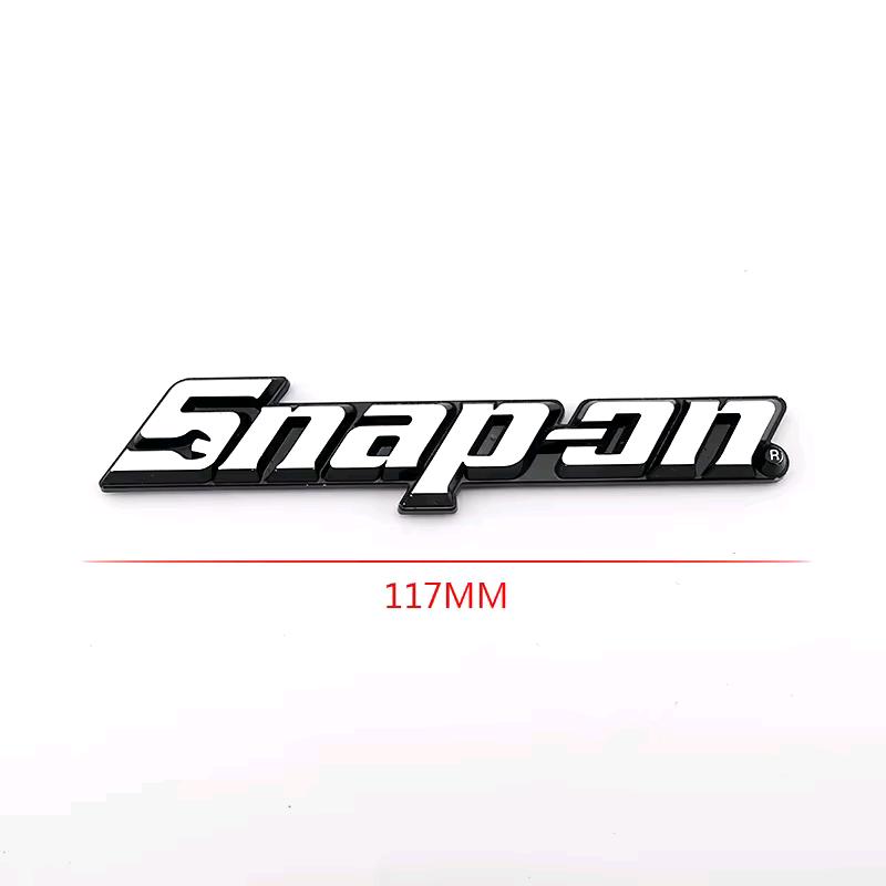 

3D OEM Snap On Chrome Plastic Metal Emblem Badge Logo for BMW Car Accessories Carbon Gloss Look 200mm L