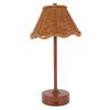 LED Vintage Rattan Table Lamp 3 Colors Cordless   Shade Desk Lamp Bedside Night Light   Brightness for Bedroom Decor