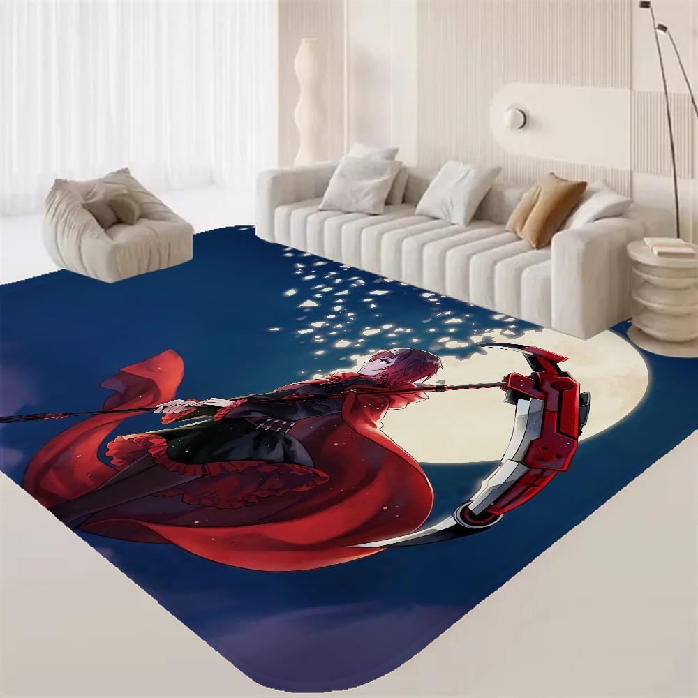 Anime Characters R-RWBY Bathroom Mat INS Style Soft Bedroom Floor House Laundry Room Mat Anti-skid Welcome Doormat