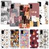 Cartoon Cute Cats Background Phone Case For Samsung Galaxy A52 A32 A22 A12 A02S A50S A30S A51 A31 AA71 Note 20 Ultra 10 S10 Plus