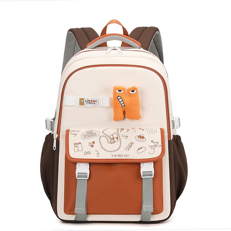 Student Light Schoolbag Grade 3-6 Large Capacity Backpack For Boys Girls Ridge Protection Backpack