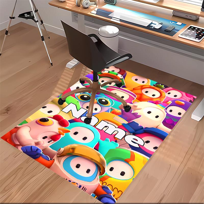 Custom personalization Stumble Guys Print Area Rug - Soft, Washable Non-Slip Indoor Mat,Living Room,Home&Office Decorative Rug