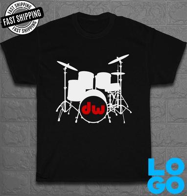 New DW Drums Logo Men's Funny T-Shirt Made In USA Size S To 5XL