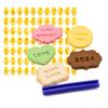 Children's Alphabet & Number Cookie Stamps - DIY Baking Tools & Molds
