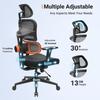 Chaise de bureau ergonomique - Newtral - Dossier haut - Support lombaire réglable - Accoudoirs 3D