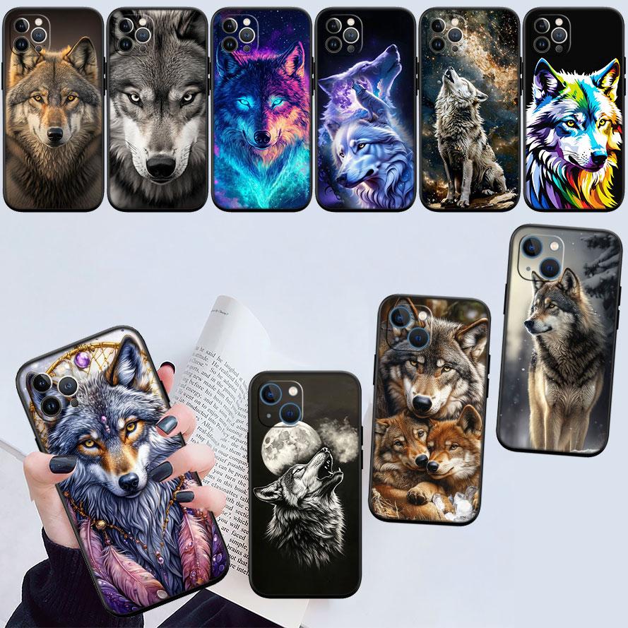 Animal Wolf Shell Phone Case for Samsung Galaxy S20 S21 S22 Ultra FE Plus A21S A22 A24 A25 A26 A30 A30S A31