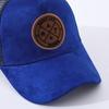 Sommer Runder Etikett Wildleder Baseballkappe Herren Netz Vielseitiger Sonnenschutz Damen Hip-Hop Hut Trendiger Hut