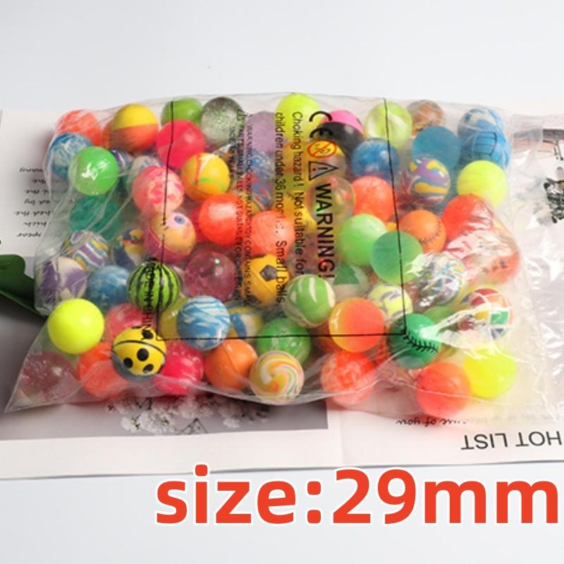 5/12/20/24Pcs  Fun Toys A Wide Variety Of Styles Bouncing Ball Mixed Jumping Solid Floating Bouncing Elastic Rubber Ball Toys