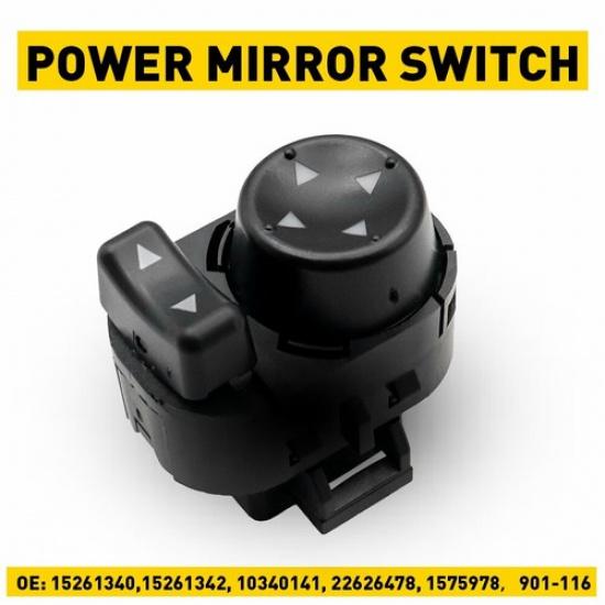 Mirror Switch Front Side for Chevrolet Left Driver Malibu 2005-2007 15261340