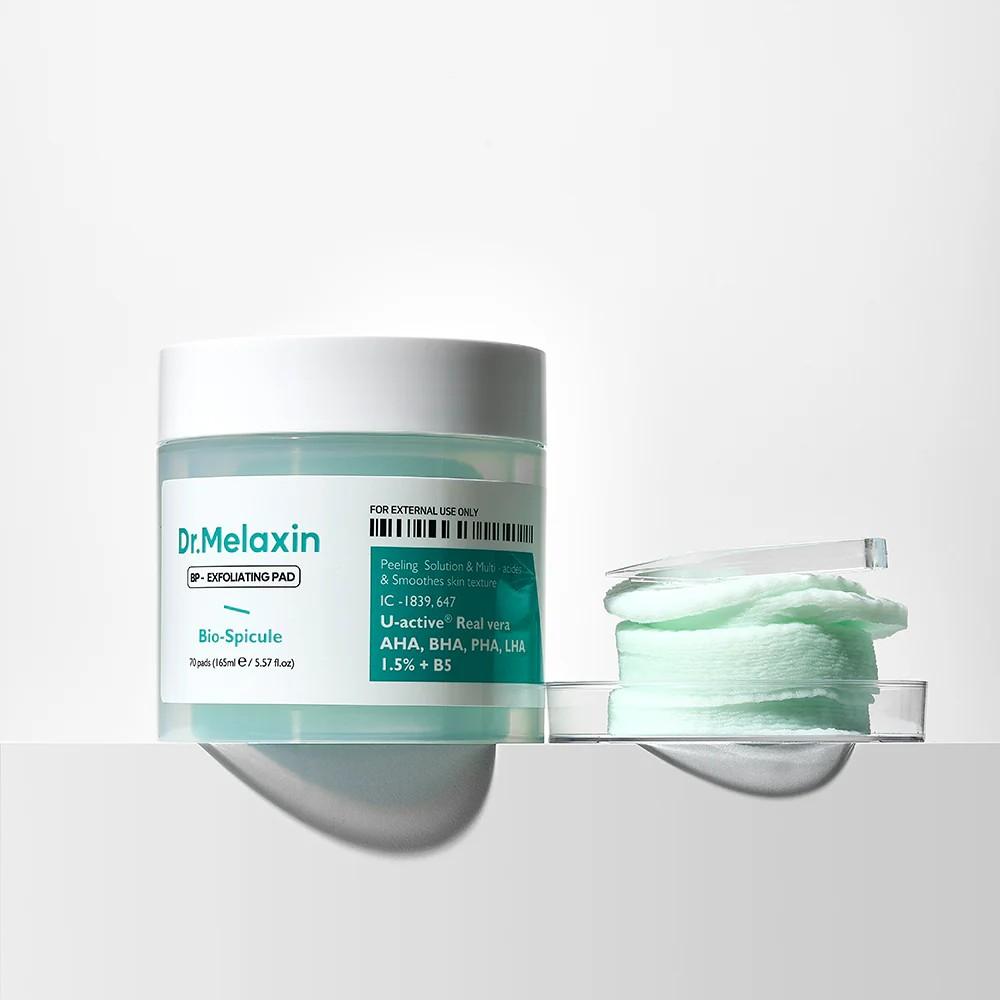 Dr.Melaxin BP Bio Spicule Отшелушивающие тонер-пэды для пор 70 шт. Exfoliating Toner  70Pads