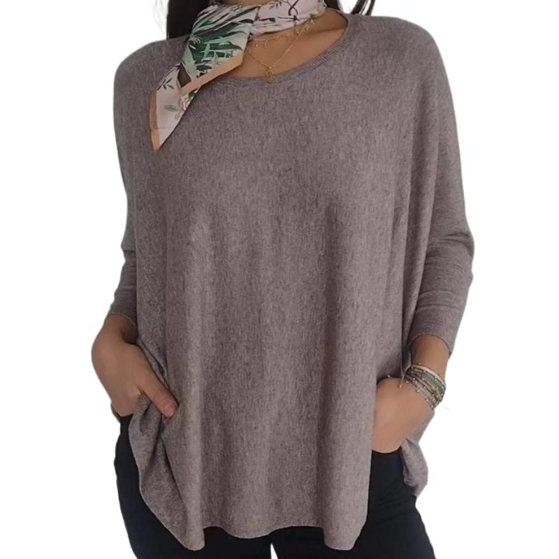 

IHUASU Футболка женская однотонная с завязками на плечах, свободным воротом и о-образным вырезом, с разрезом на рукаве, с семью разрезами XXXXXL розовый коричневый