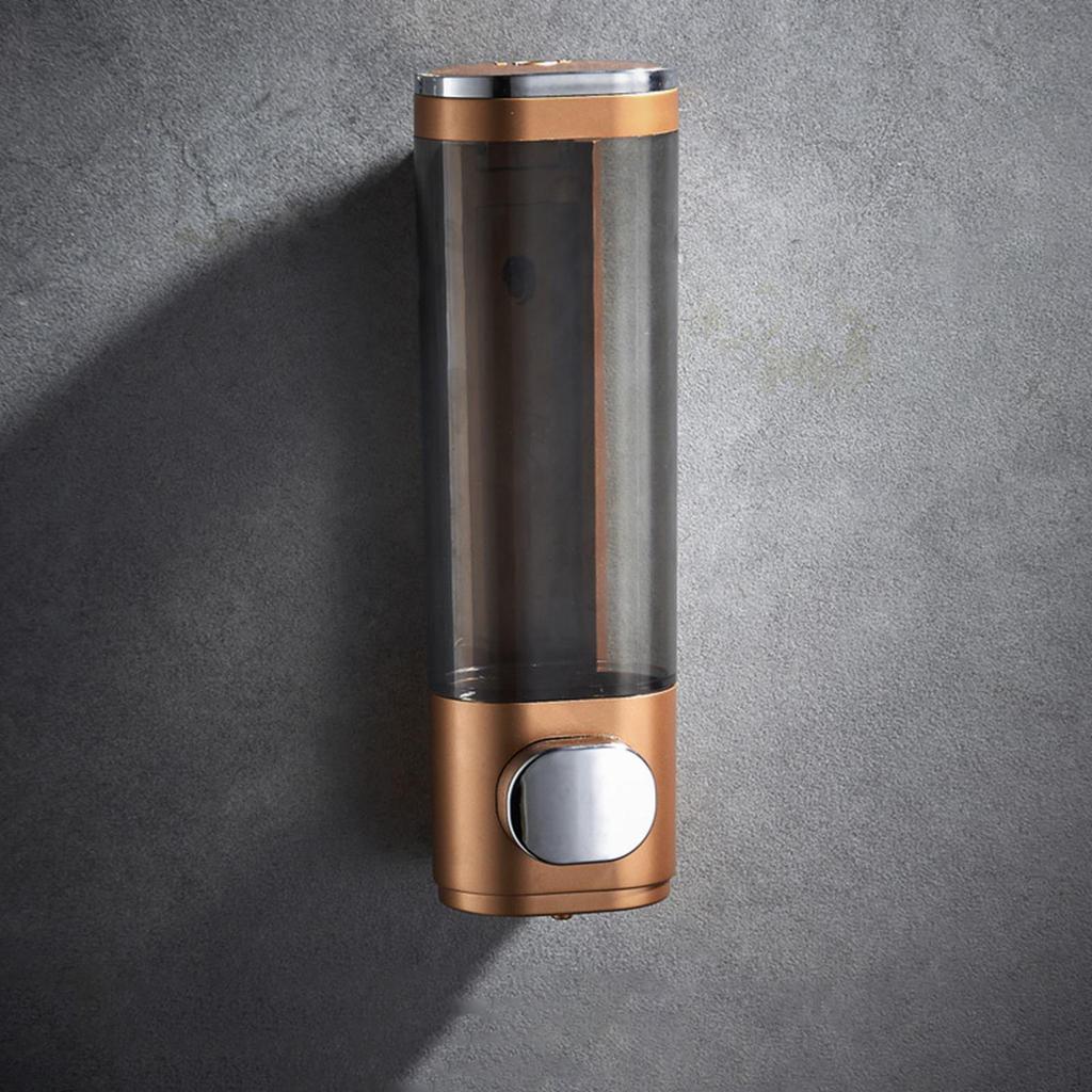 Mount Manual Liquid Soap Dispenser Large Capacity Bath Shower Dispenser, Refillable, Reusable