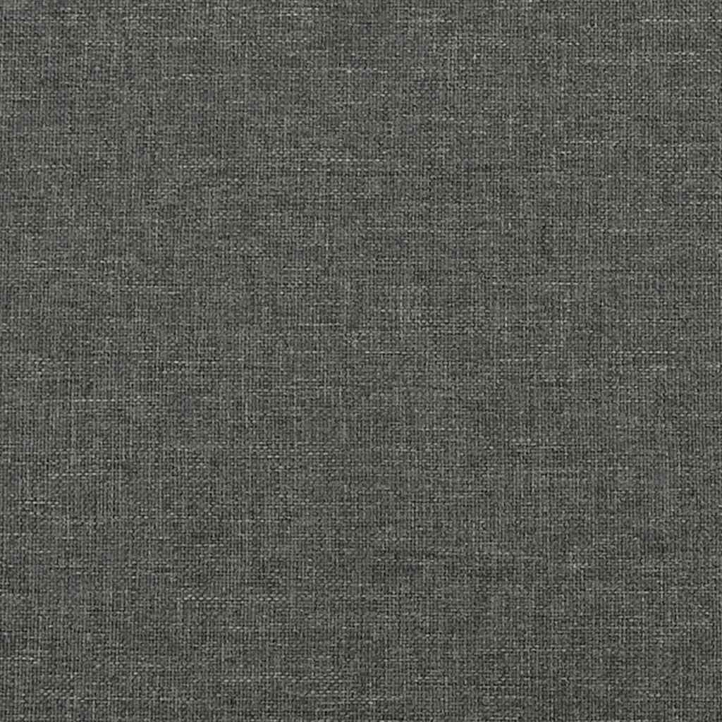 Vidaxl Bed Frame Without Mattress, Dark Gray, 80X200 Cm, Upholstered