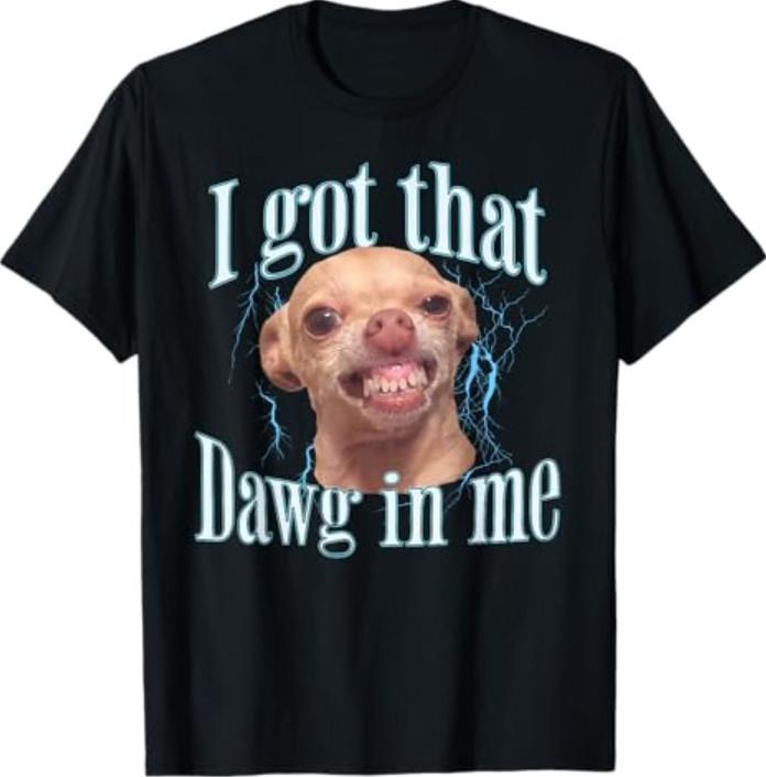 Chihuahua Funny Meme T-Shirt S разноцветный