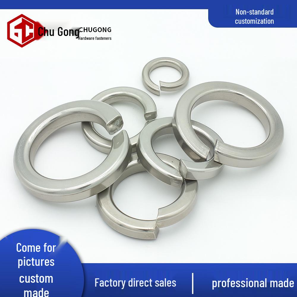 High-Strength 304 Stainless Steel Anti-Corrosion Rust-Proof Spring Washer