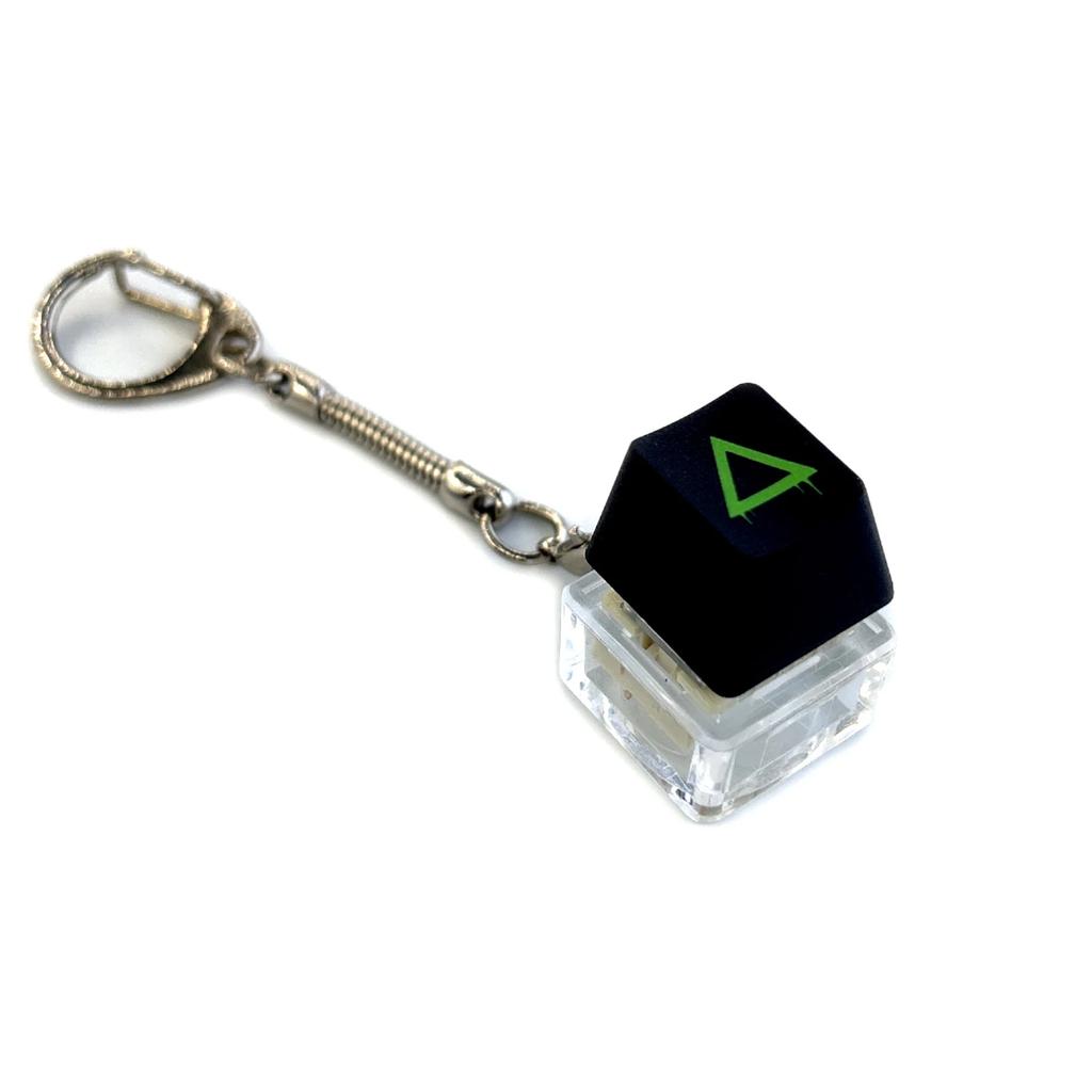 Decompression Keychain Mechanical Keyboard Button Keyring Fingertip Key Cap Pendant Antistress Toy