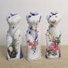 Handmade Hand-Painted Ceramic Qipao Vase – Chinese Style Home Decor Ornament