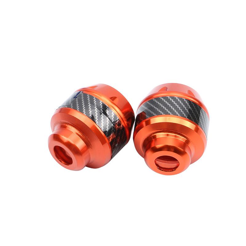 2Pcs Aluminum Alloy Motorcycle Crash Protector Scooter Wheel Front Fork Frame Falling Protection Pads Sliders Moto Exterior