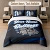 Custom Bedding Set Canterbury-Bankstown Bulldogs Pattern, Print Name Text 1 Duvet Cover Plus 2 Pillowcases Home Textile