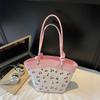 New Cherry Portable Oblique Span Bag Large Capacity Cute Versatile Premium Commuter Shoulder Bucket Bag