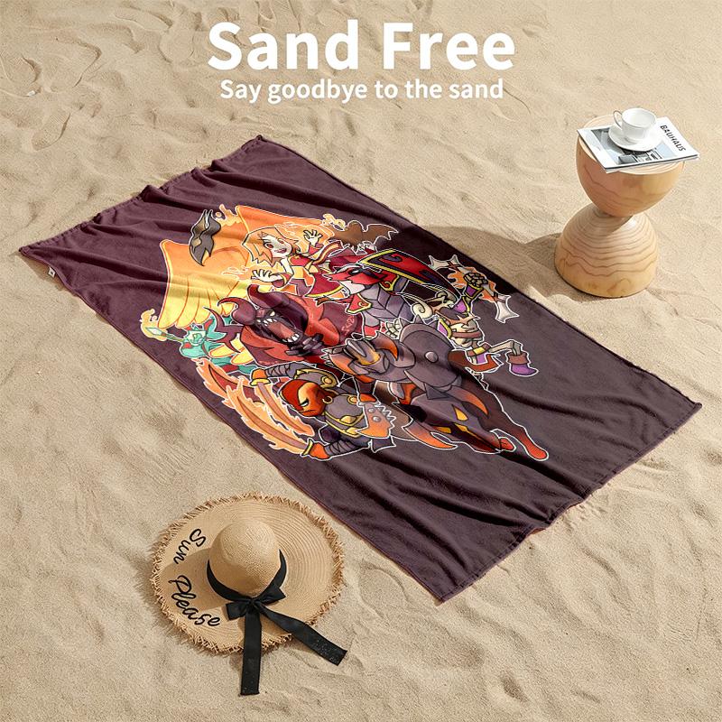 DOTA2 Beach towels also serve as bath towels summer essential a musthave for the outdoors the beach and the pool