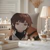 Anime EExperiments LLain Cushion Cover Antidustmite Pillowcase Invisible zipper silky short plush Sofa cushion cover