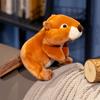 20 cm Simulation Murmeltier Plüschtiere Ausgestopftes Wildtier Lebensechte Biber Porcellus Maus Puppen für Baby Kinder Kinder Geschenke