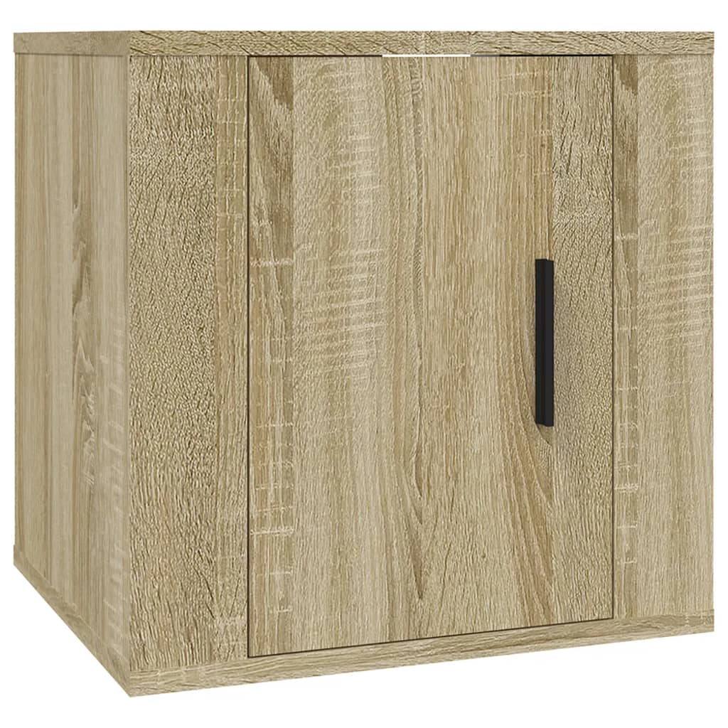 3 Piece TV Cabinet Set Sonoma Oak Wood Based Material