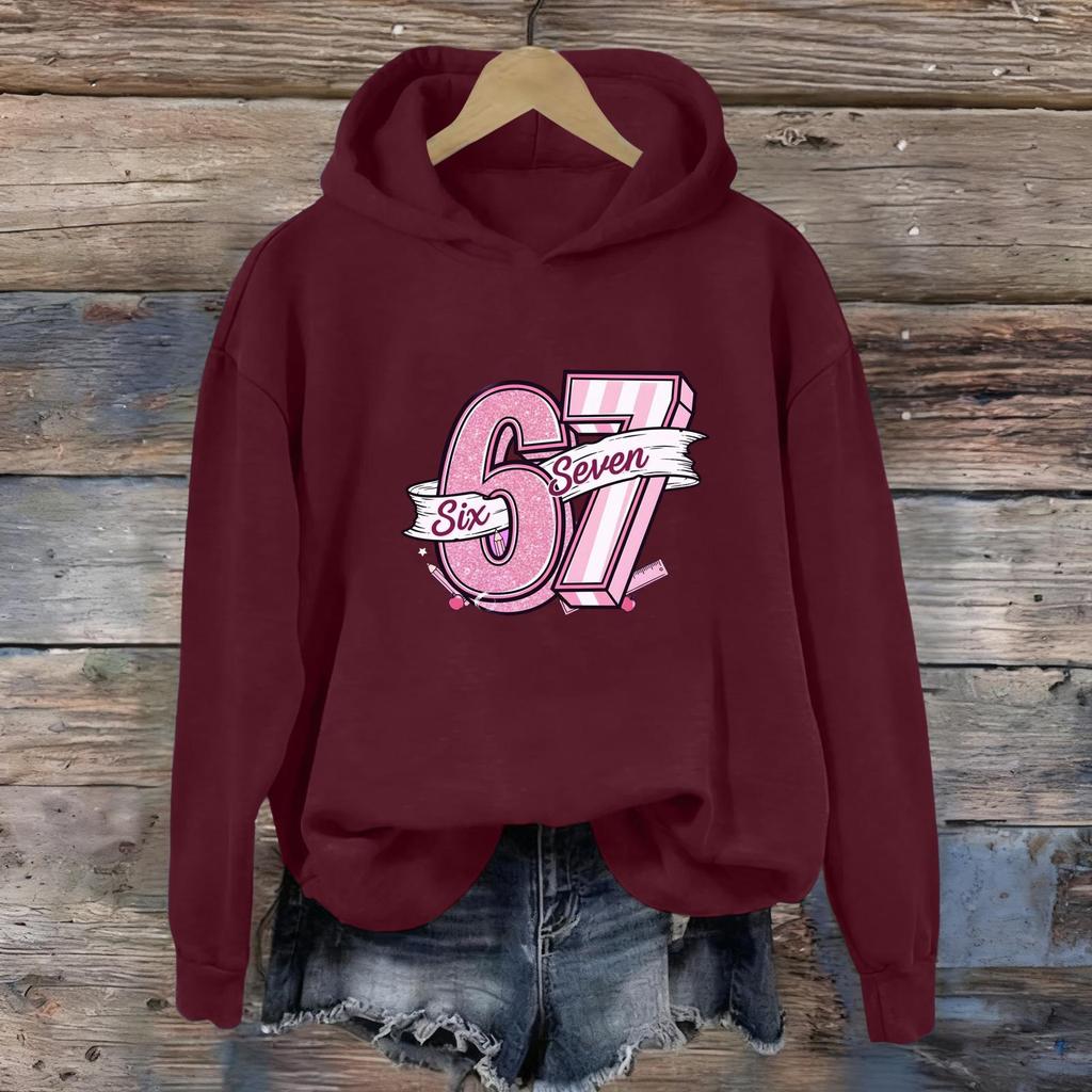 Women's Fashion Daily Versatile Casual Sweatshirts Long Sleeve Hooded Top Sweatshirts