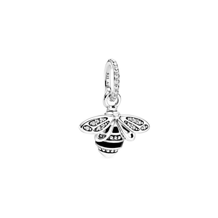 Pandora Shining Queen Bee Charm Women Jewelry 398840C01 Silver