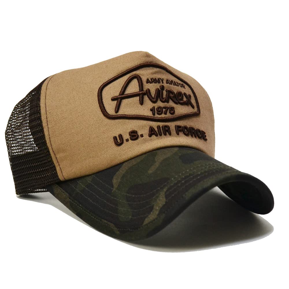 

AIR FORCE Embroidery Mesh Cap 14590200 [AVIREX] (Camouflage 3)