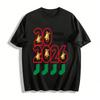 2026 Happy Holidays Bell Christmas Sock Graphic Casual Top Pure Cotton T-shirt