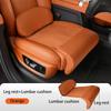 Leather Leg Support Extension Seat Cover Memory Foam Extender Cushion With Backrest Car Interior Accessories Universal Car