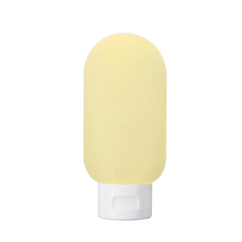 Flacone Squeeze a Conchiglia con Tubo da 60 ml Erogatore Shampoo Lavaggio Viso Cosmetici da Viaggio Bagnoschiuma Lozione