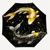 1PC Koi Fish Constellation Automatic Open/Close Umbrella Compact Folding Umbrella with 8-Rib Shaft lightweight esign, Highquality Fabric1186A