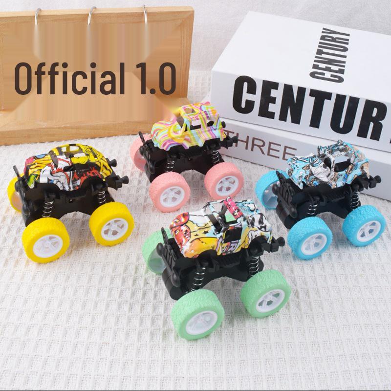 Children's Inertial Stunt Dinosaur Excavator & Dump Truck Toy Set