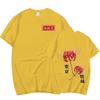 Anime Tokyo Ghoul Spider Lily T-shirt Men Women Cool Kane Kiken Graphic Print T-shirts Couples TeesOversized Streetwear