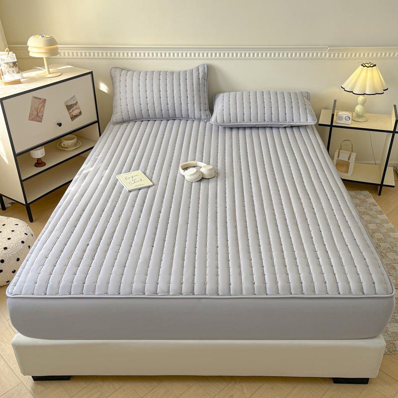 

Новый матрас цельный мягкий утолщенный всесезонный универсальный модель противоскользящий и грязеотталкивающий фиксированный защитный чехол для матраса Simmons 120 * 200cm mattress single piece