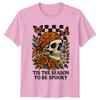 Tis The Season To Be Unisexs TShirt Floral Skull Halloween Gift For Her