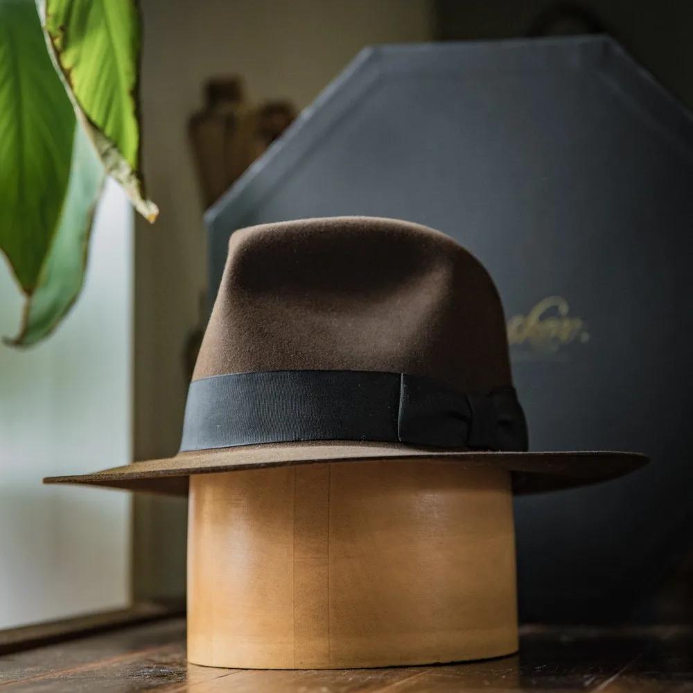 Cappello Fedora di Feltro di Lana di Lusso Stile Francese Unisex Senza Tempo Elegante Moda Autunno Inverno