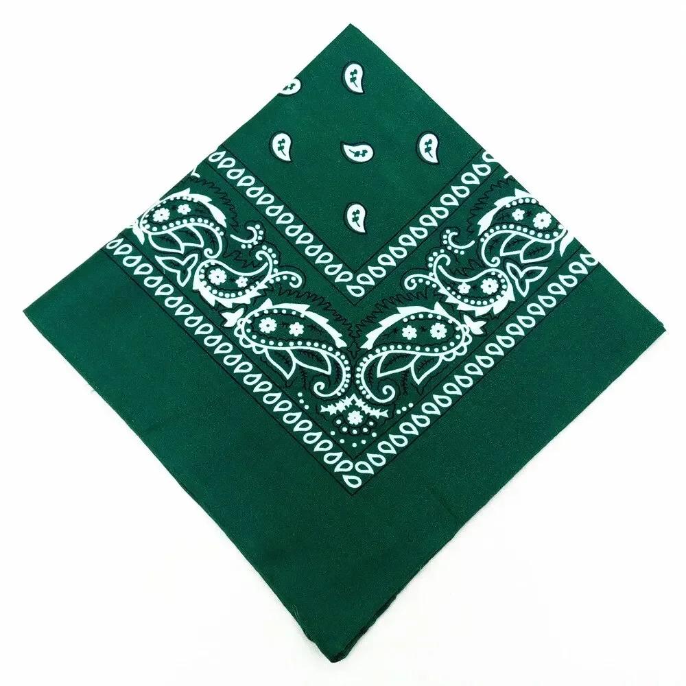 Bohemian Print Bandana Paisley Patroon Hoofdbanden Hiphop zakdoek Buiten Unisex Hoofdband Polsbandjes Gezichtsmasker Zakdoek