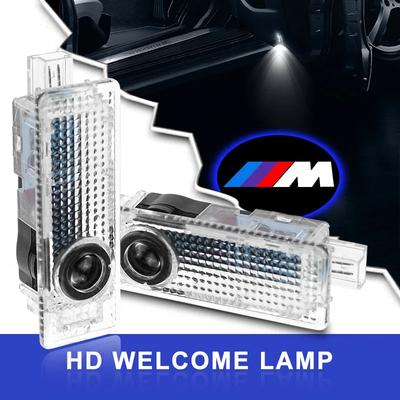 2PCS LED Car Door Logo Welcome Light Laser Projector Lamp Car Accessories  For M X1 X2 X3 X5 X4 X6 X7 E46 E90 E60 F30 F10