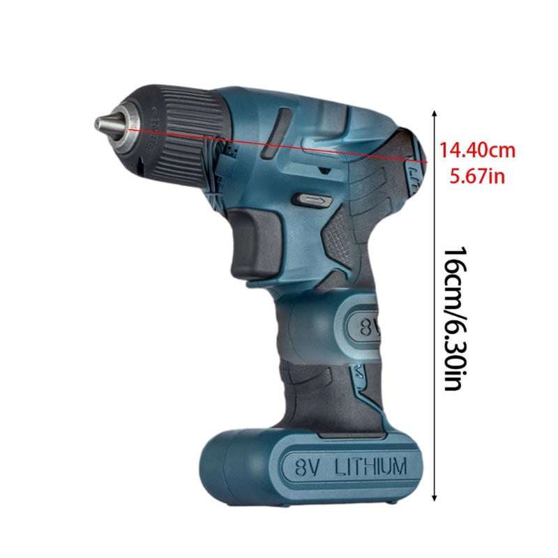 Cordless Driver Drill Brushless Electric Impact Screwdriver Rechargeable Power Tool Variable Speed for Home